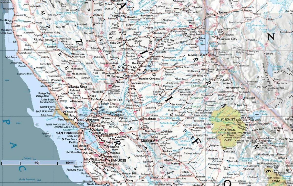 Kart şimal San-Fransiskoda