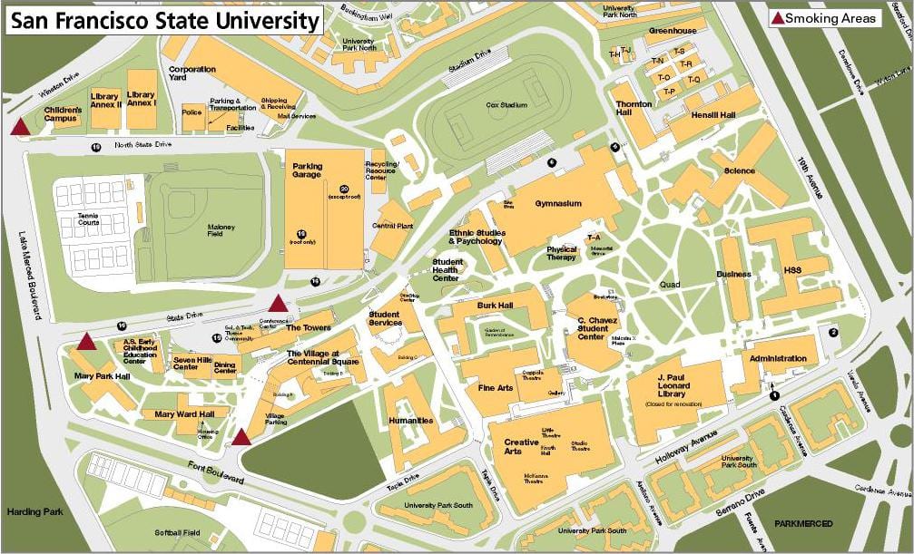 San-Fransisko dövlət kart kampus universitetinin 