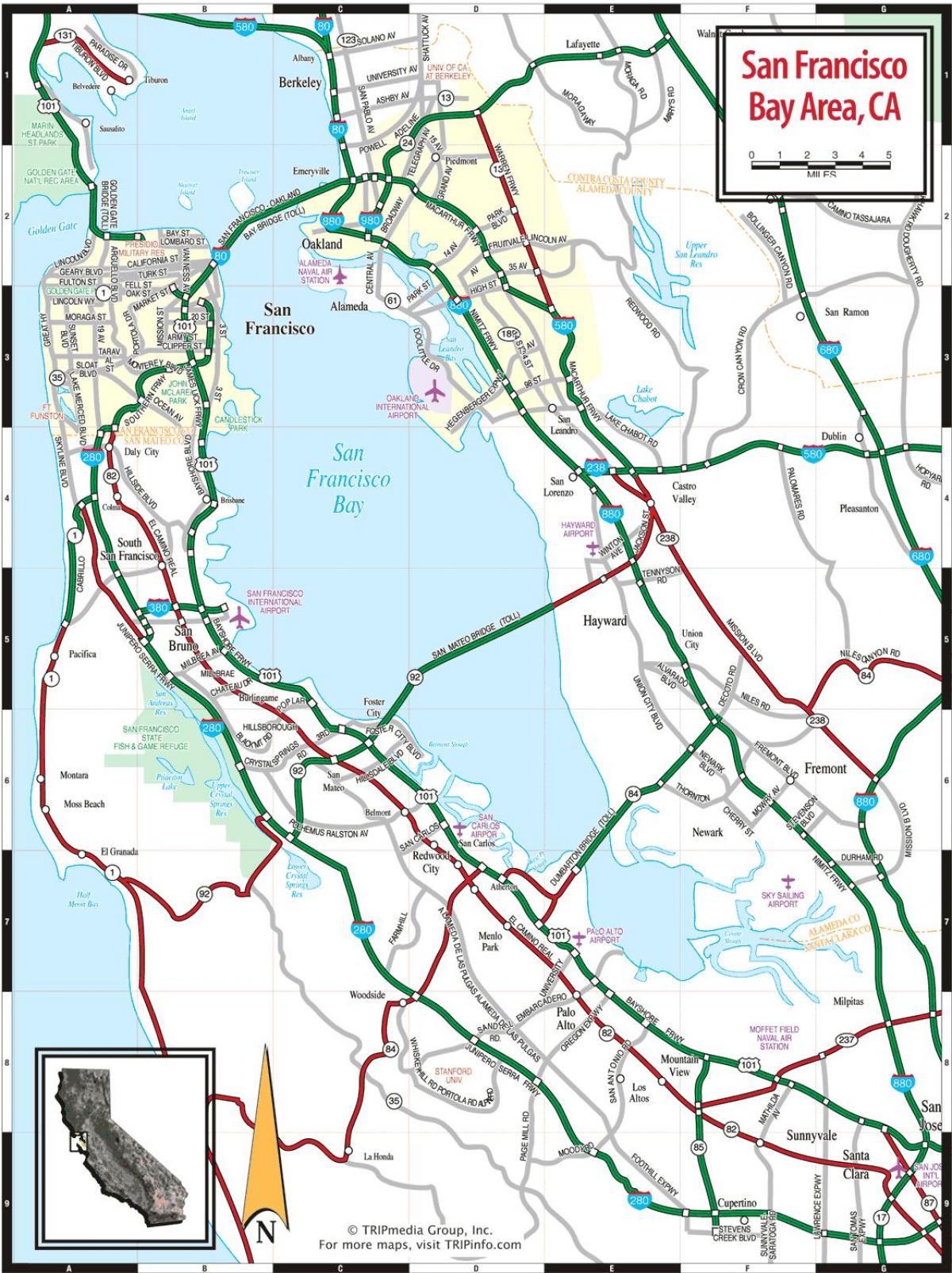 kart San-Fransiskoda 