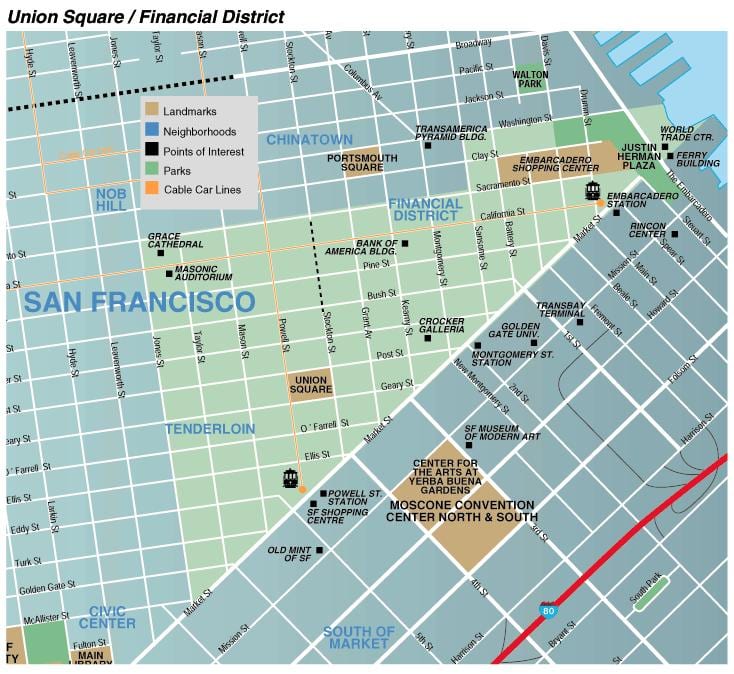 Kart meydanında Yunion San Francisco
