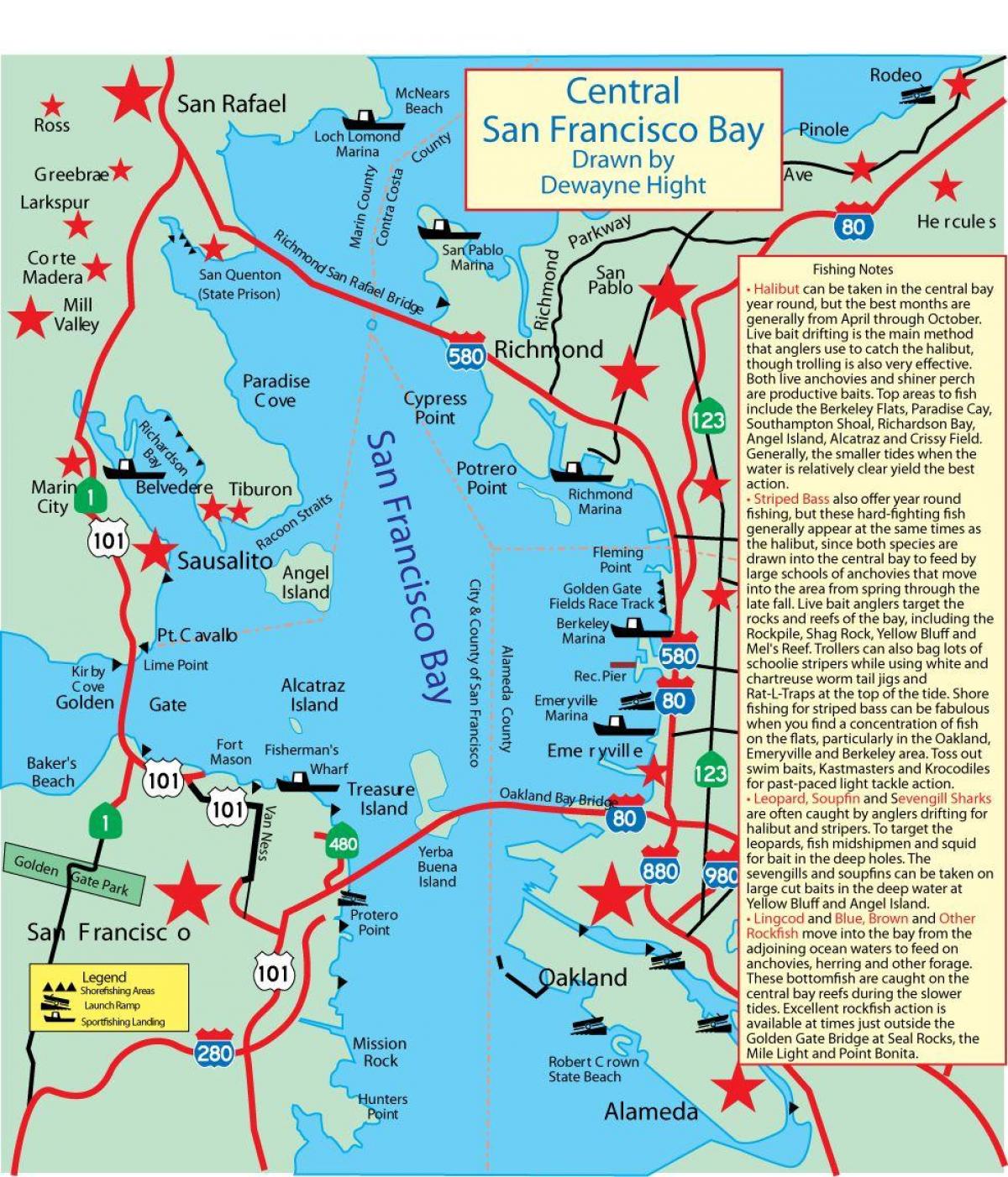 Kart San-Fransisko balıqçılıq 