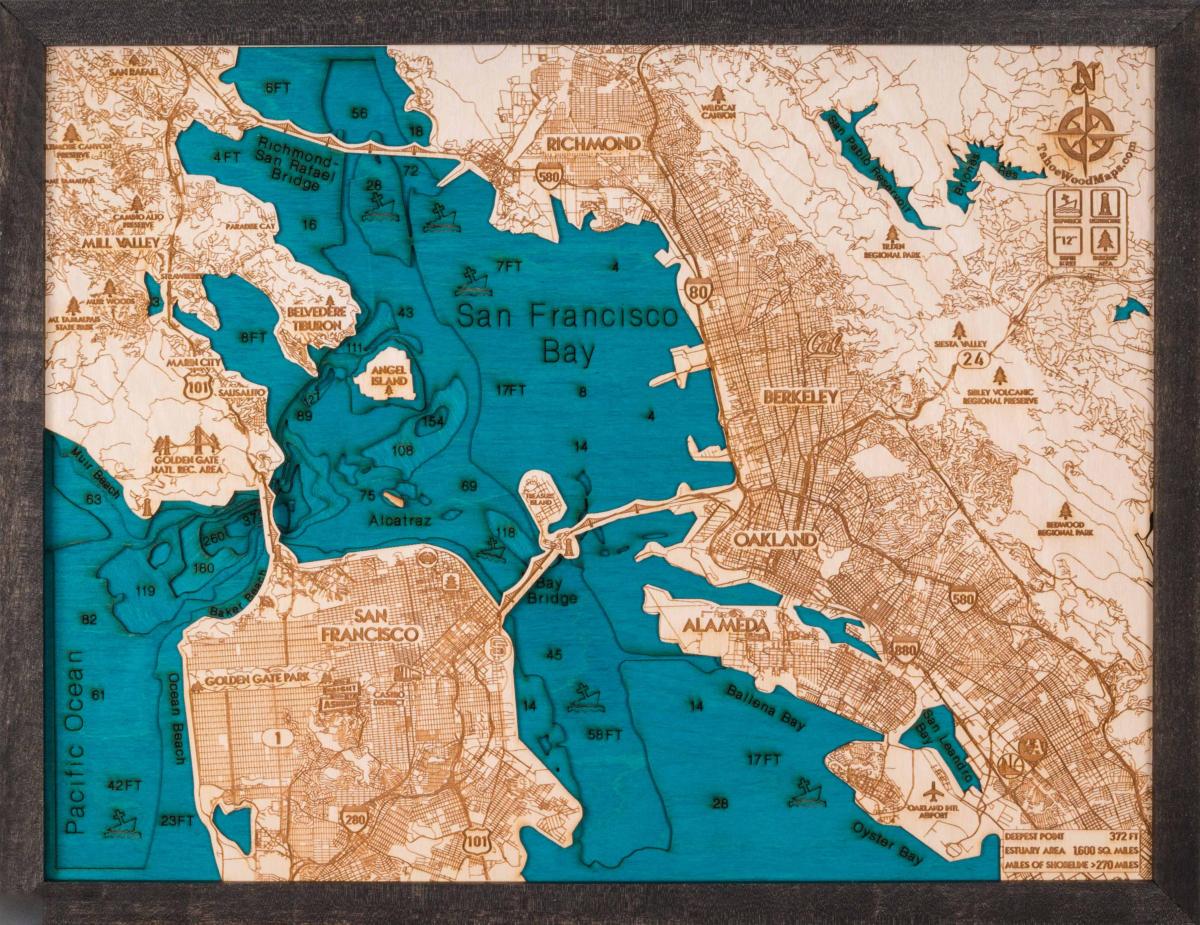 Kart San-Fransisko ağac
