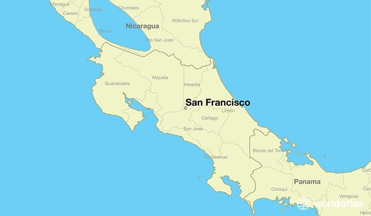 Kart San-Fransisko dünya