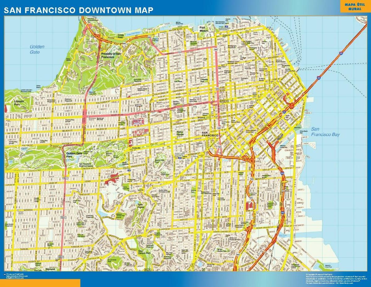 Kart San-Fransisko divar