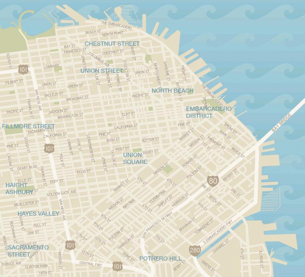 Kart San-Fransisko Гармент