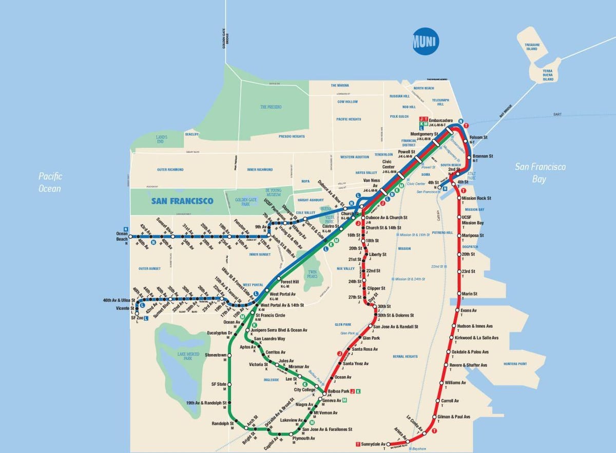 SFmta Mooney xəritə