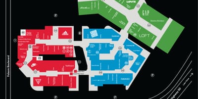 Premium аутлетов San-Fransisko xəritə
