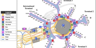 Kart hava limanı kSFO 