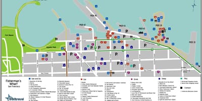 Kart Уорф San-Fransisko balıqçı 