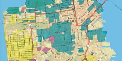 Kart San-Fransisko GIS