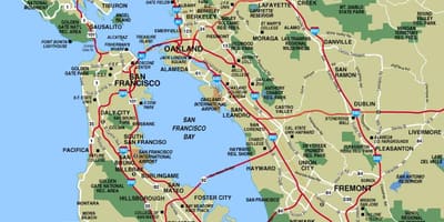 Səyahət San-Fransisko xəritə