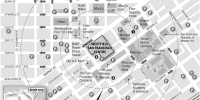 Kart Вестфилд San-Fransiskoda